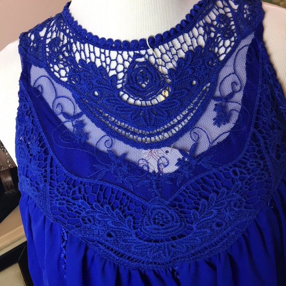 XJF•MC Lace Shirt Dress - Picture 3 of 7